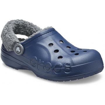 Crocs Baya Bélelt Fuzz-Pántos Klumpa Férfi Sötétkék | HU 0716FDNM